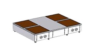 Плита индукционная четырехконфорочная HEIDEBRENNER ETK-I-F 712423 Плиты