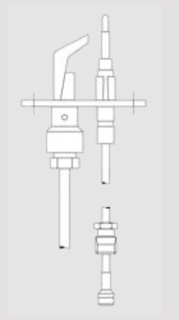Блок запальный газовый с длиной примыкания до 750 мм и соединительной резьбой М10 HEIDEBRENNER CB 750 M10 Плиты #2
